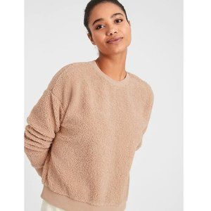 Petite Sherpa Sweatshirt XS / XXS Banana Republic